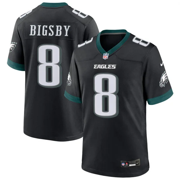 Mens Philadelphia Eagles #8 Tank Bigsby Nike Black Alternate F.U.S.E. Vapor Limited Jersey