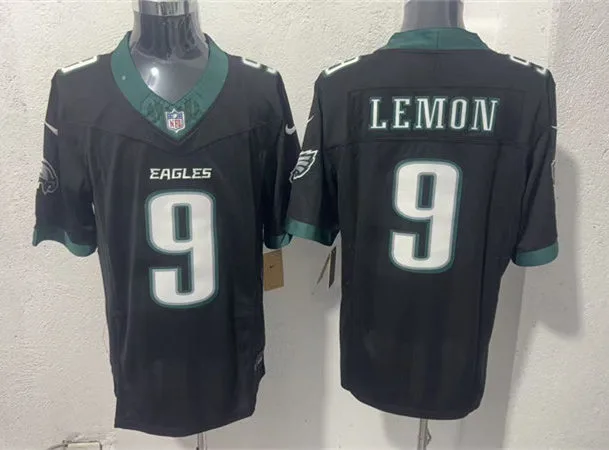 Mens Philadelphia Eagles #9 Makai Lemon Nike Black Alternate F.U.S.E. Vapor Limited Jersey