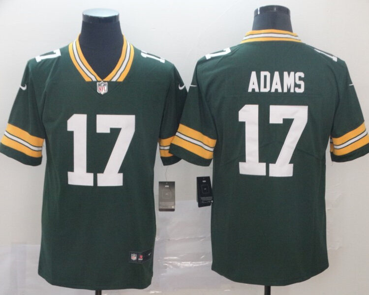 Men's Green Bay Packers #17 Davante Adams Nike  Green Vapor Untouchable Limited Jersey