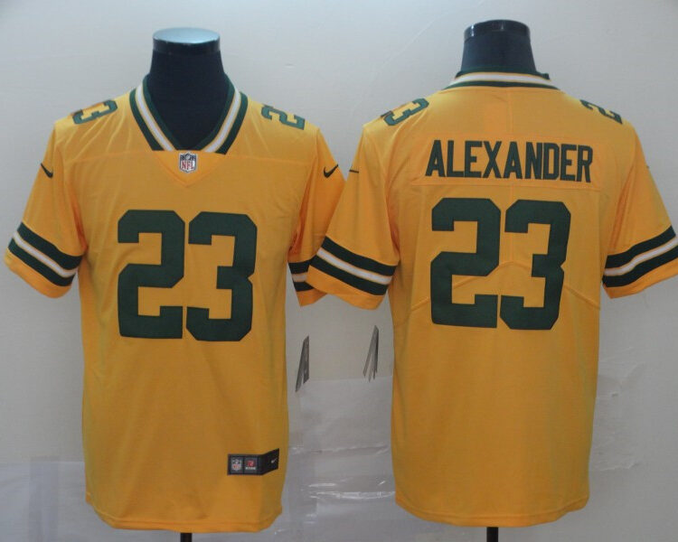 Men's Green Bay Packers #23 Jaire Alexander Nike Gold Inverted Game Jersey
