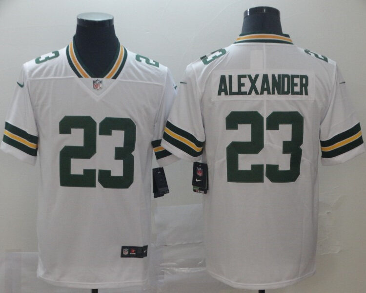 Men's Green Bay Packers #23 Jaire Alexander Nike White Vapor Untouchable Limited Jersey