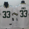 Men's Green Bay Packers #33 Aaron Jones Player Nike White Game Football Jersey