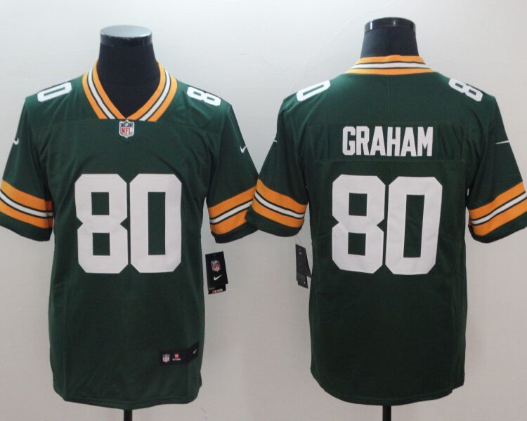Men's Green Bay Packers #80 Jimmy Graham Nike Green Vapor Untouchable Limited Jersey
