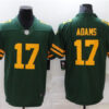 Mens Green Bay Packers #17 Davante Adams Nike 2021 Green Alternate Retro 1950s Throwback Uniforms Jersey