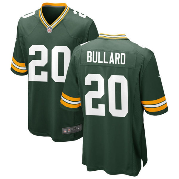 Mens Green Bay Packers #20 Javon Bullard Nike Green Vapor Limited Player Jersey