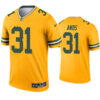 Mens Green Bay Packers #31 Adrian Amos Nike Gold Inverted Legend Jersey