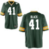 Mens Green Bay Packers #41 Henry Black Nike Green Vapor Limited Player Jersey