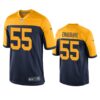 Mens Green Bay Packers #55 Kingsley Enagbare Nike Navy Gold Throwback Limited Jersey