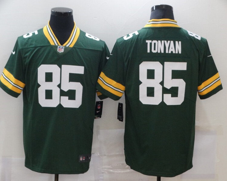 Men's Green Bay Packers #85 Robert Tonyan Player Nike Green Game Football Jersey