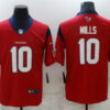 Mens Houston Texans #10 Davis Mills Nike Red Vapor Limited Jersey