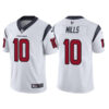 Mens Houston Texans #10 Davis Mills Nike White Vapor Limited Player Jersey