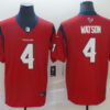 Men's Houston Texans #4 Deshaun Watson Nike Red Vapor Limited Jersey