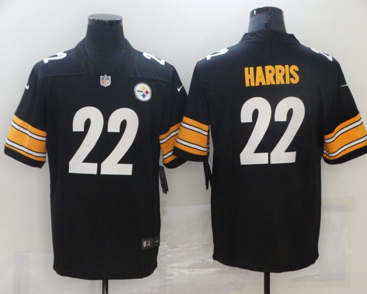 Men's Pittsburgh Steelers #22 Najee Harris Nike Black Vapor F.U.S.E. Limited Jersey