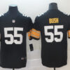 Men's Pittsburgh Steelers #55 Devin Bush Jr Nike Black Alternate  Football Jersey