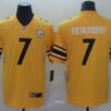 Men's  Pittsburgh Steelers #7 Ben Roethlisberger Nike Gold Inverted Legend Jersey