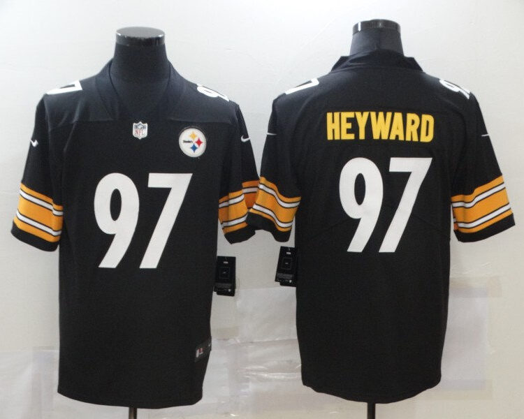 Men's Pittsburgh Steelers #97  Cameron Heyward Nike Black Limited Football Jersey