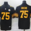 Men's Pittsburgh Steelers Retired Player #75 Joe Green Nike Black Color Rush Vapor Untouchable Jersey