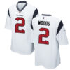 Men's Houston Texans #2 Robert Woods Nike White Vapor Limited Player Jersey