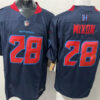 Men's Houston Texans #28 Joe Mixon Nike Navy Red 2nd Alternate H-Town F.U.S.E. Limited Player Jersey