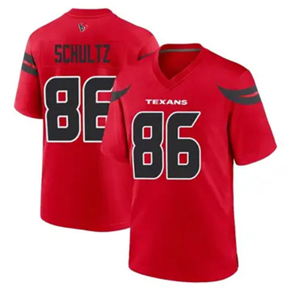 Men's Houston Texans #86 Dalton Schultz Nike Red Alternate F.U.S.E. Limited Player Jersey
