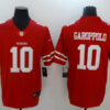 Men's San Francisco 49ers #10 Jimmy Garoppolo Red Nike Vapor Untouchable Limited Jersey