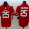 Men's San Francisco 49ers #25 Richard Sherman Nike Scarlet Vapor Limited Player Jersey