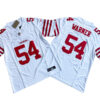 Men's San Francisco 49ers #54 Fred Warner Nike White 2023 F.U.S.E. Vapor Limited Jersey