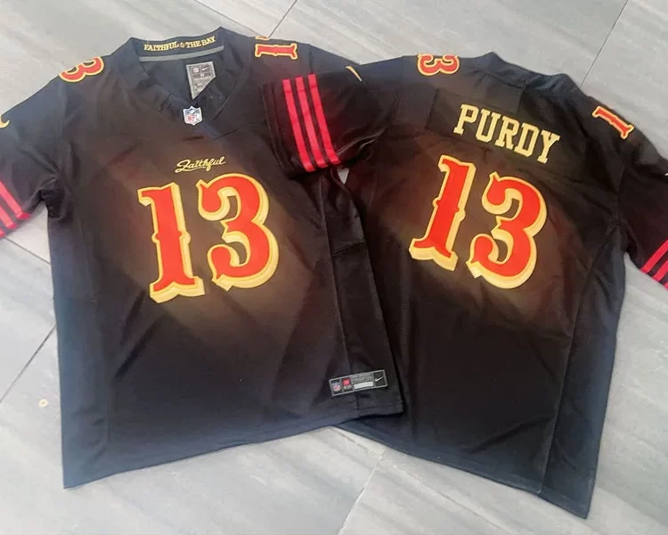 Mens San Francisco 49ers #13 Brock Purdy Black Rivalry Collection F.U.S.E. Limited Jersey