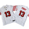 Mens San Francisco 49ers #13 Brock Purdy Nike White Alternate F.U.S.E. Vapor Limited Jersey
