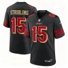 Mens San Francisco 49ers #15 De'Zhaun Stribling Black Rivalries Collection F.U.S.E. Limited Jersey
