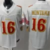 Mens San Francisco 49ers #16 Joe Montana Rivalry Collection F.U.S.E. Limited Jersey White