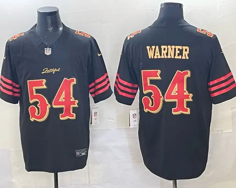 Mens San Francisco 49ers #54 Fred Warner Black Rivalry Collection F.U.S.E. Limited Jersey