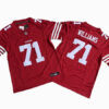 Mens San Francisco 49ers #71 Trent Williams Nike Scarlet F.U.S.E. Vapor Limited Player Jersey