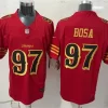 Mens San Francisco 49ers #97 Nick Bosa Rivalry Collection F.U.S.E. Limited Jersey Red