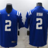 Mens Indianapolis Colts #2 Matt Ryan Nike Royal Vapor Limited Jersey