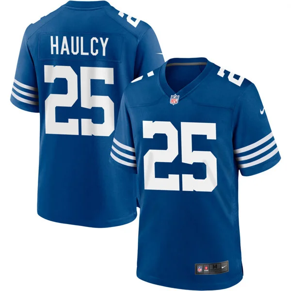 Mens Indianapolis Colts #25 A.J. Haulcy Nike Royal Alternate Vapor F.U.S.E. Limited Jersey