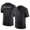 Mens Indianapolis Colts #5 Anthony Richardson Sr Black Rflctv Limited Jersey