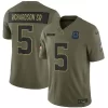 Mens Indianapolis Colts #5 Anthony Richardson Sr. Nike 2025 Salute to Service Limited Jersey - Olive