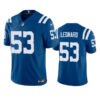 Mens Indianapolis Colts #53 Darius Shaquille Leonard Royal Vapor F.U.S.E. Limited Jersey