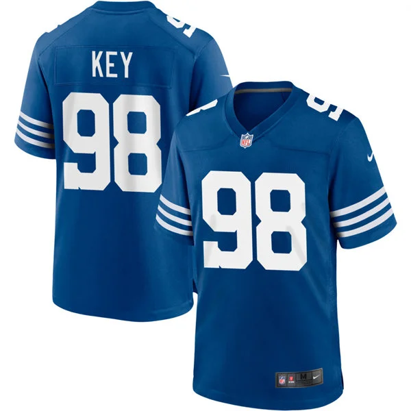 Mens Indianapolis Colts #98 Arden Key Nike Royal Alternate Vapor F.U.S.E. Limited Jersey