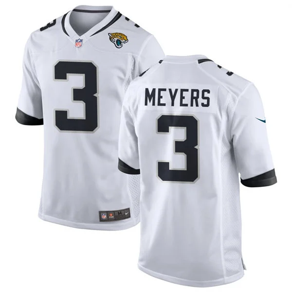 Mens Jacksonville Jaguars #3 Jakobi Meyers Nike White Vapor F.U.S.E. Limited Jersey