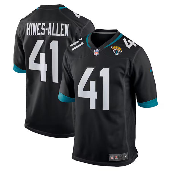 Mens Jacksonville Jaguars #41 Josh Hines-Allen Nike Black Vapor Untouchable Limited Jersey