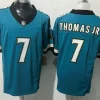 Men's Jacksonville Jaguars #7 Brian Thomas Jr. Nike Teal Throwback Vapor F.U.S.E. Limited Jersey