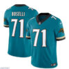 Mens Jacksonville Jaguars #71 Tony Boselli Nike Teal Prowler Throwback Vapor F.U.S.E. Limited Jersey Teal