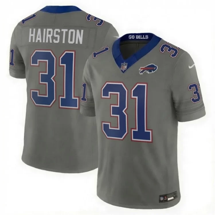 Mens Buffalo Bills #31 Maxwell Hairston  Nike Gray Nickel City Vapor F.U.S.E. Limited Jersey