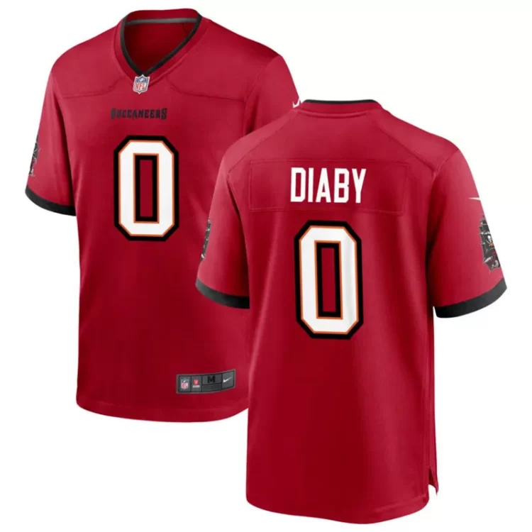 Mens Tampa Bay Buccaneers #0 YaYa Diaby Nike Home Red F.U.S.E. Vapor Limited Jersey