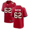 Mens Tampa Bay Buccaneers #62 Graham Barton Nike Home Red F.U.S.E. Vapor Limited Jersey