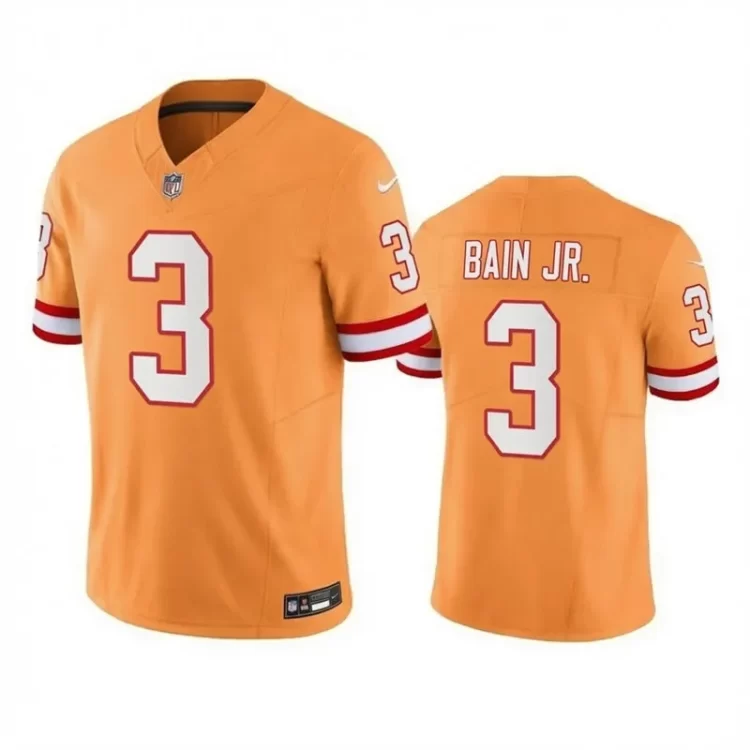 Mens Tampa Bay Buccaneers #3 Rueben Bain Jr. Nike Orange Retro Vapor F.U.S.E. Limited Jersey