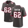 Mens Tampa Bay Buccaneers #62 Graham Barton Nike Pewter Alternate F.U.S.E. Vapor Limited Jersey