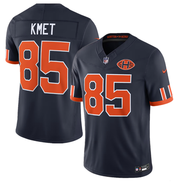 Men's Chicago Bears #85 Cole Kmet Navy 2026 F.U.S.E. Rivalries Collection Limited Stitched Football Jersey